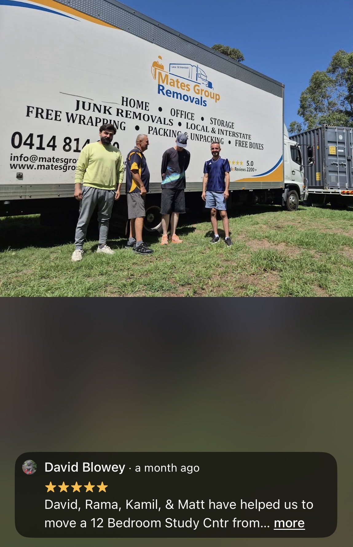 Removalists with best reviews in Sydney